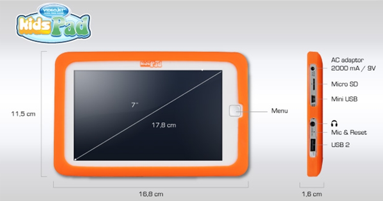 Tablette tactile pour enfants : avis concernant la Kidspad