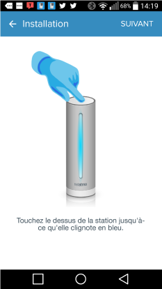 Test de l'anémomètre Netatmo