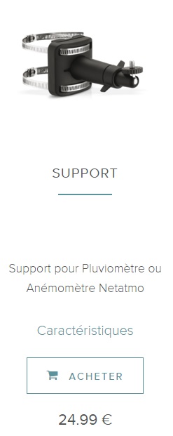 Premières impressions de l'anémomètre Netatmo