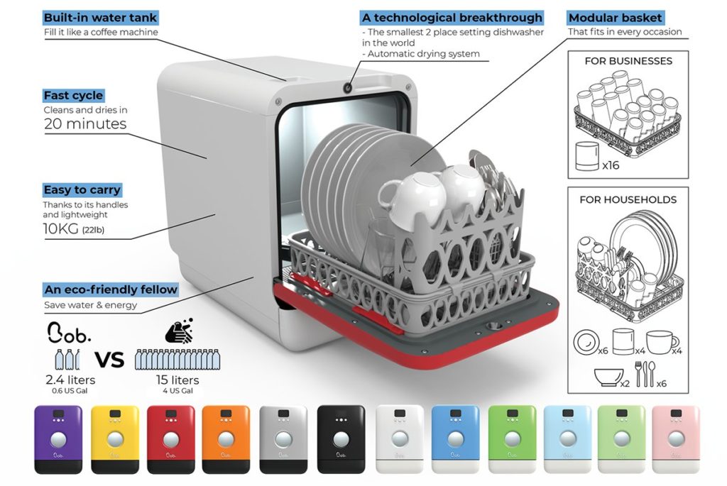 Le petit lave-vaisselle BOB part à l'assaut du Coronavirus