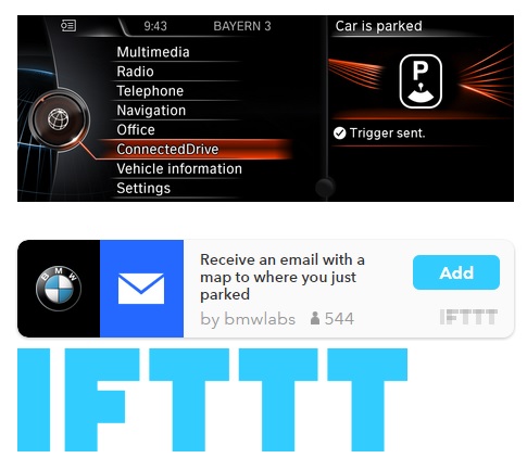 ifttt-bmw-Parking-receipe