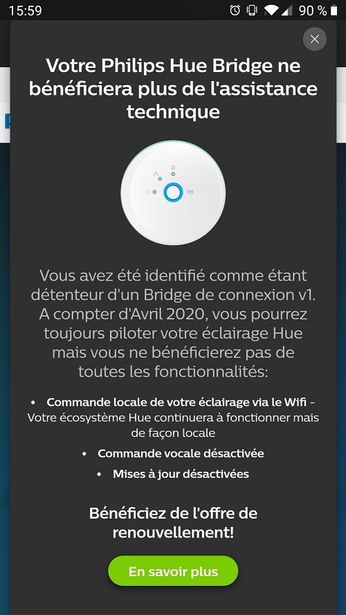 Philips met son premier bridge Hue à la retraite