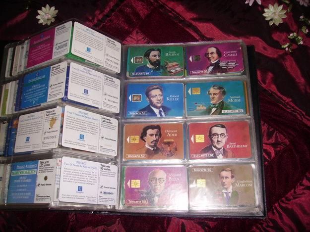 lot 30 cartes téléphoniques Collection historique/grandes figures/France  télécom