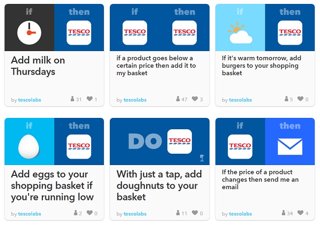 tesco-ifttt-recepies